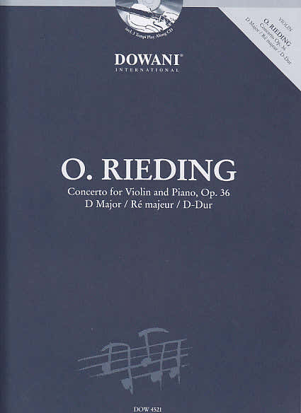 RIEDING O. - CONCERTO FOR VIOLIN AND PIANO OP. 36 D MAJOR