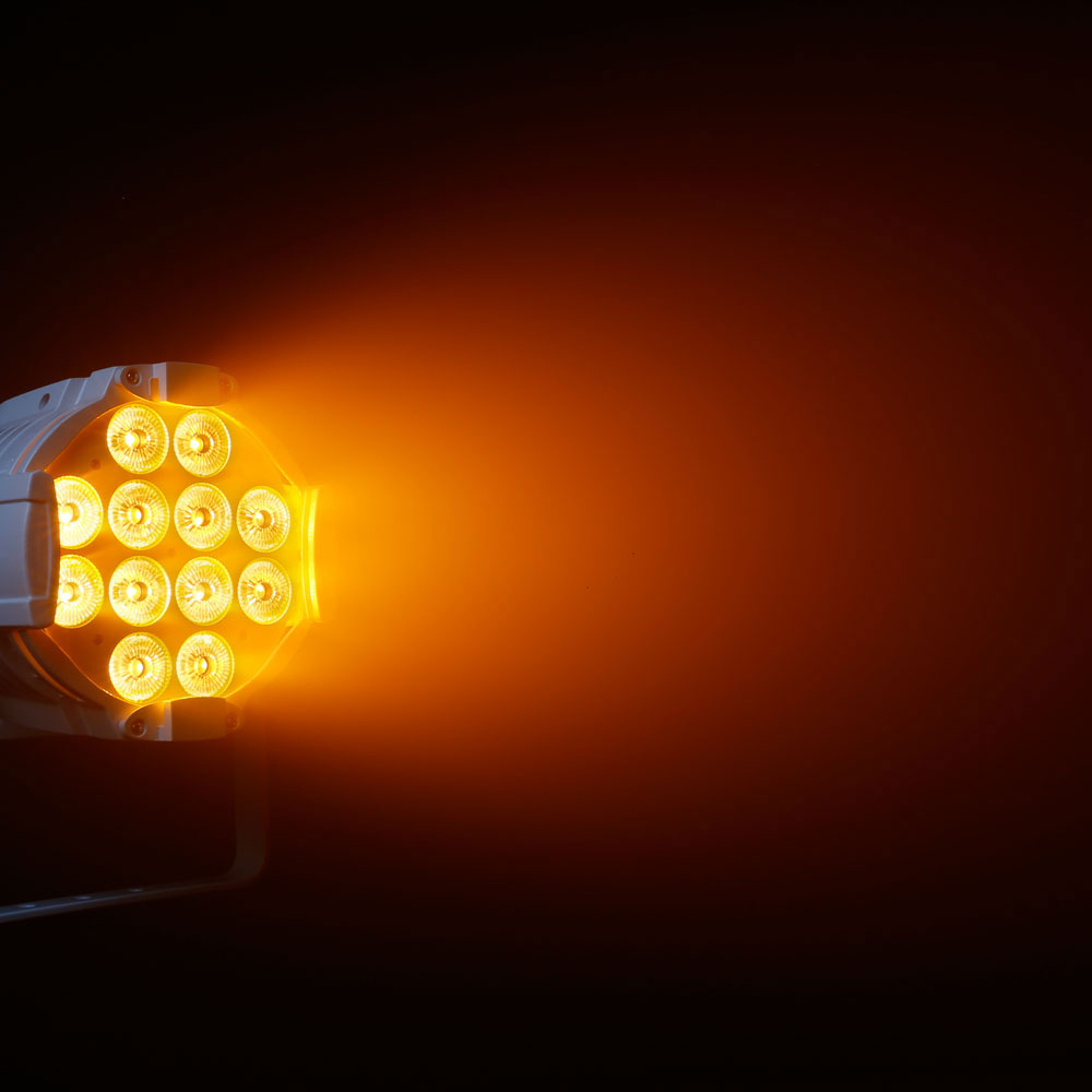 Studio PAR 64 CAN RGBWA + UV 12 W WH - Projetor PAR LED RGBWA + UV 12 W 12 W Caixa Branca