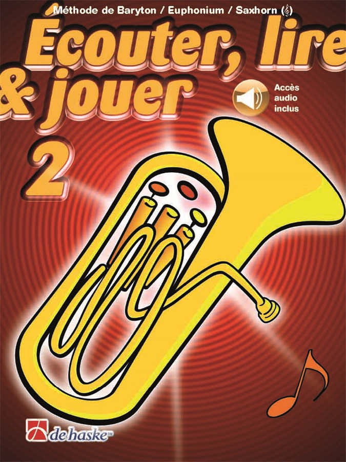 Écouter Lire Et Jouer Vol.2 Barítono Eufónio Saxhorn Clave De Sol