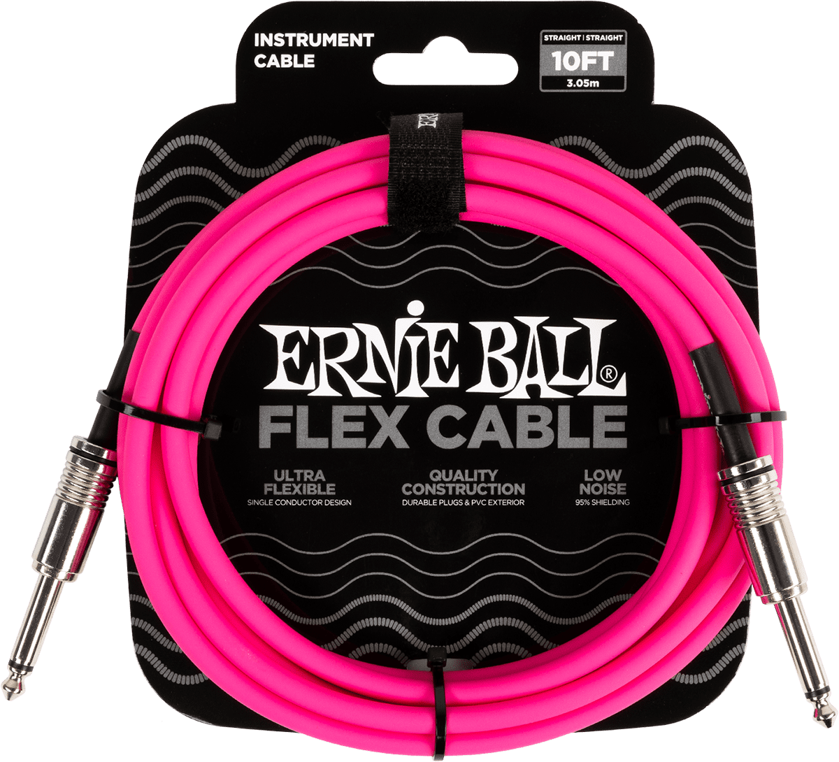 Cabos de Instrumento Flex Jack/jack 3M Rosa