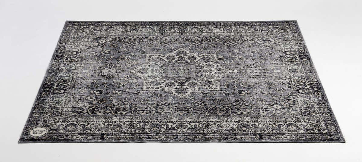 VPCLB-GRY Tapete Vintage Persian Club Series 1.63 X 1.42M Antiderrapante Cinzento
