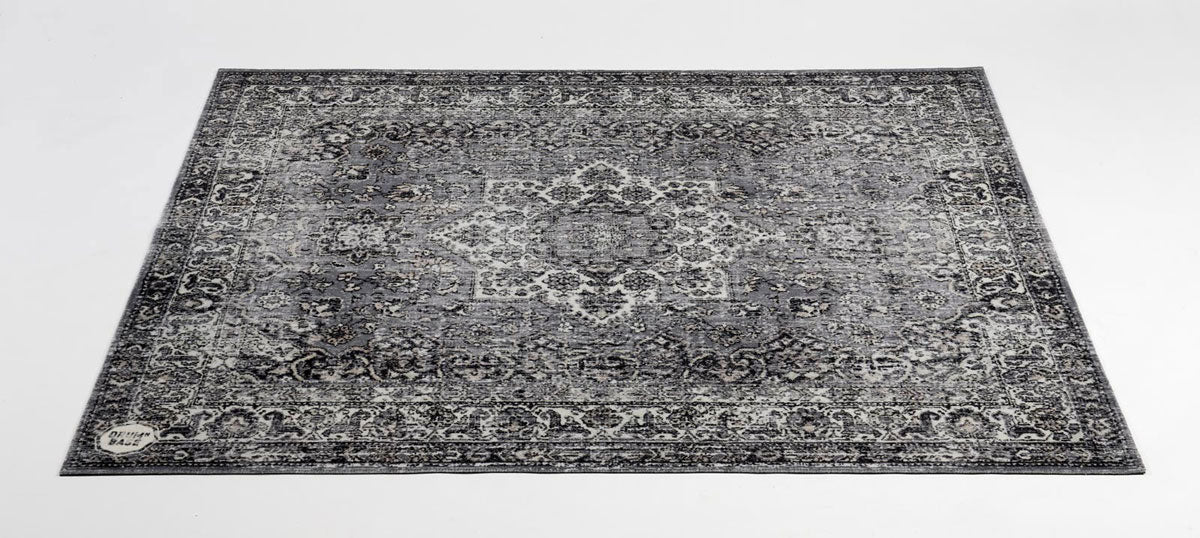 VPCLB-GRY Tapete Vintage Persian Club Series 1.63 X 1.42M Antiderrapante Cinzento