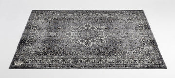 VPCLB-GRY Tapete Vintage Persian Club Series 1.63 X 1.42M Antiderrapante Cinzento