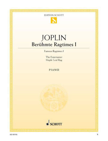 JOPLIN SCOTT - FAMOUS RAGTIMES  BAND 1 - PIANO