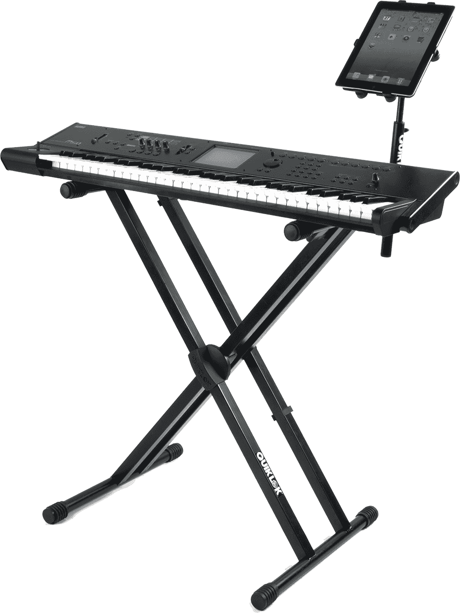 Suporte para teclado T550 preto