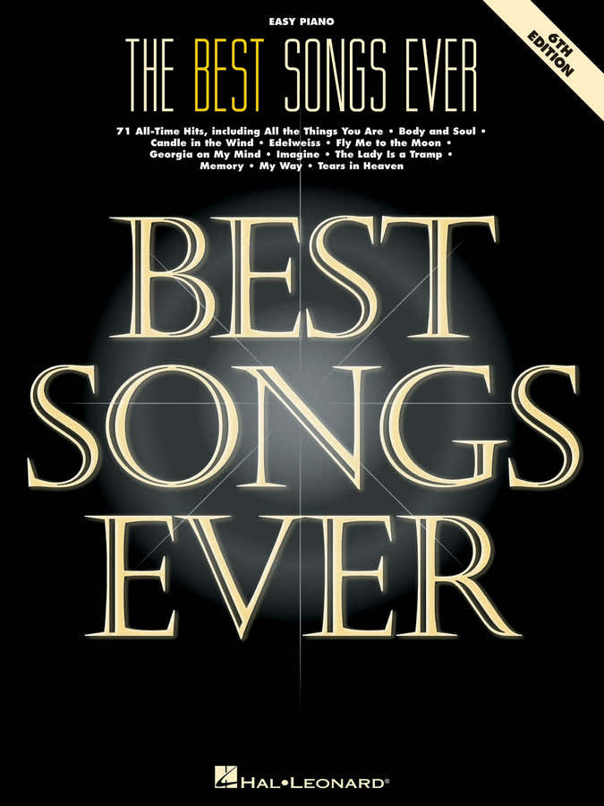 Best Songs Ever - 6TH Edition - Easy Piano