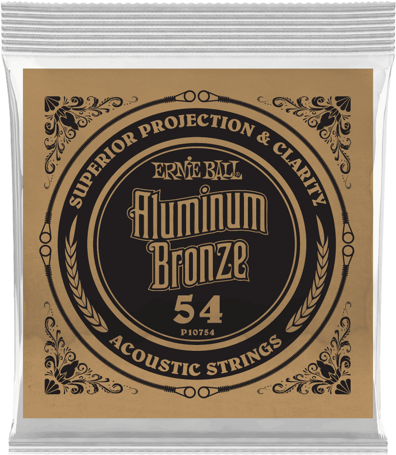.054 ALUMINUM BRONZE WOUND ACOUSTIC GUITAR STRINGS
