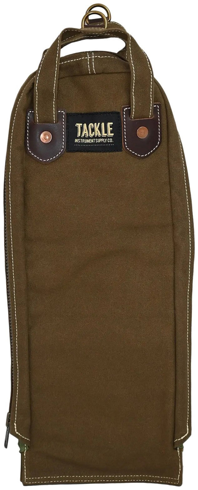 Saco Modular para Baquetas em Lona de Algodà£o Encerada - Verde Floresta