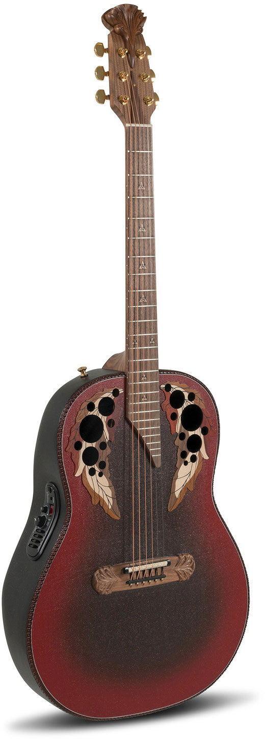 1687GT Deep Non-Cutaway Reverse Red Burst
