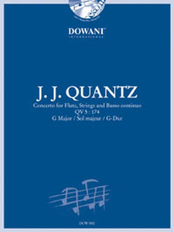 Quz J.J. - Concerto Qv 5 : 174 In G Major - Flute Traversiere Bc