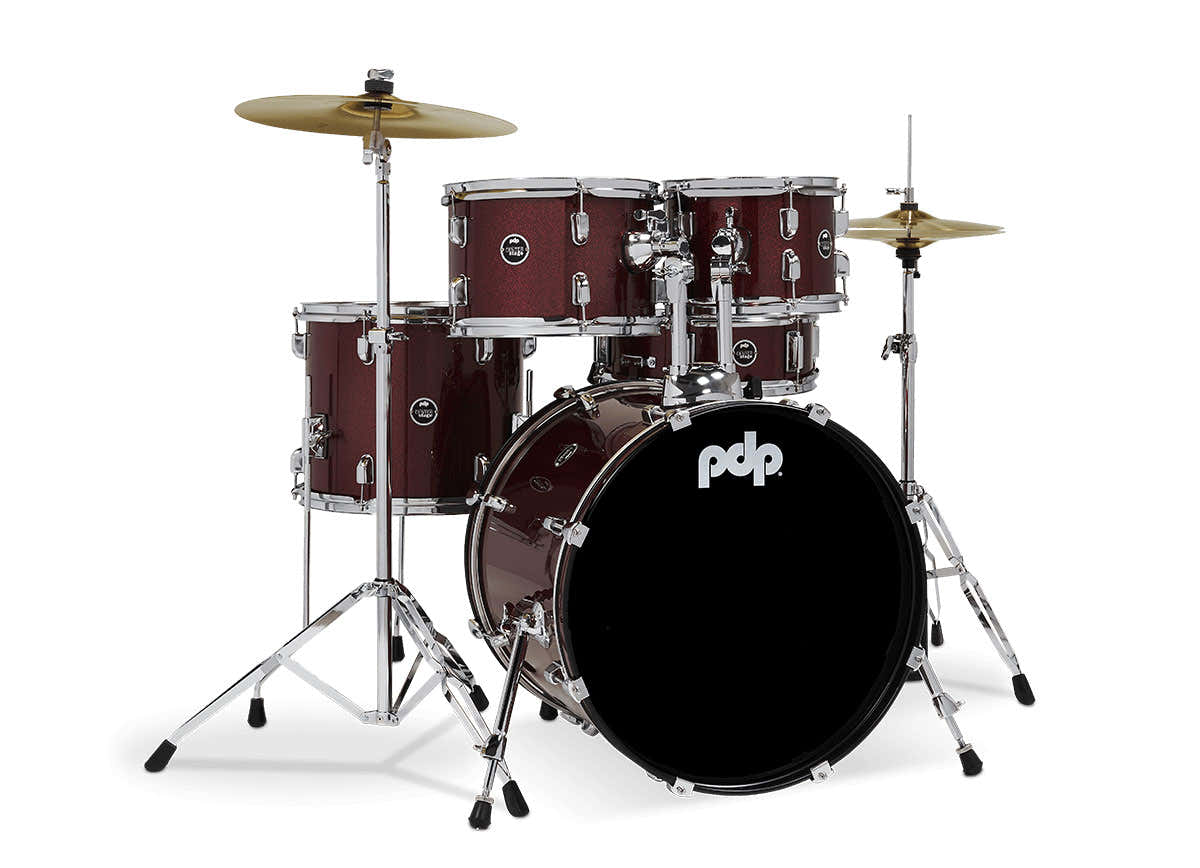 E-DRUM SETS CENTERSTAGE RED SPARKLE PDCE2015KTRR