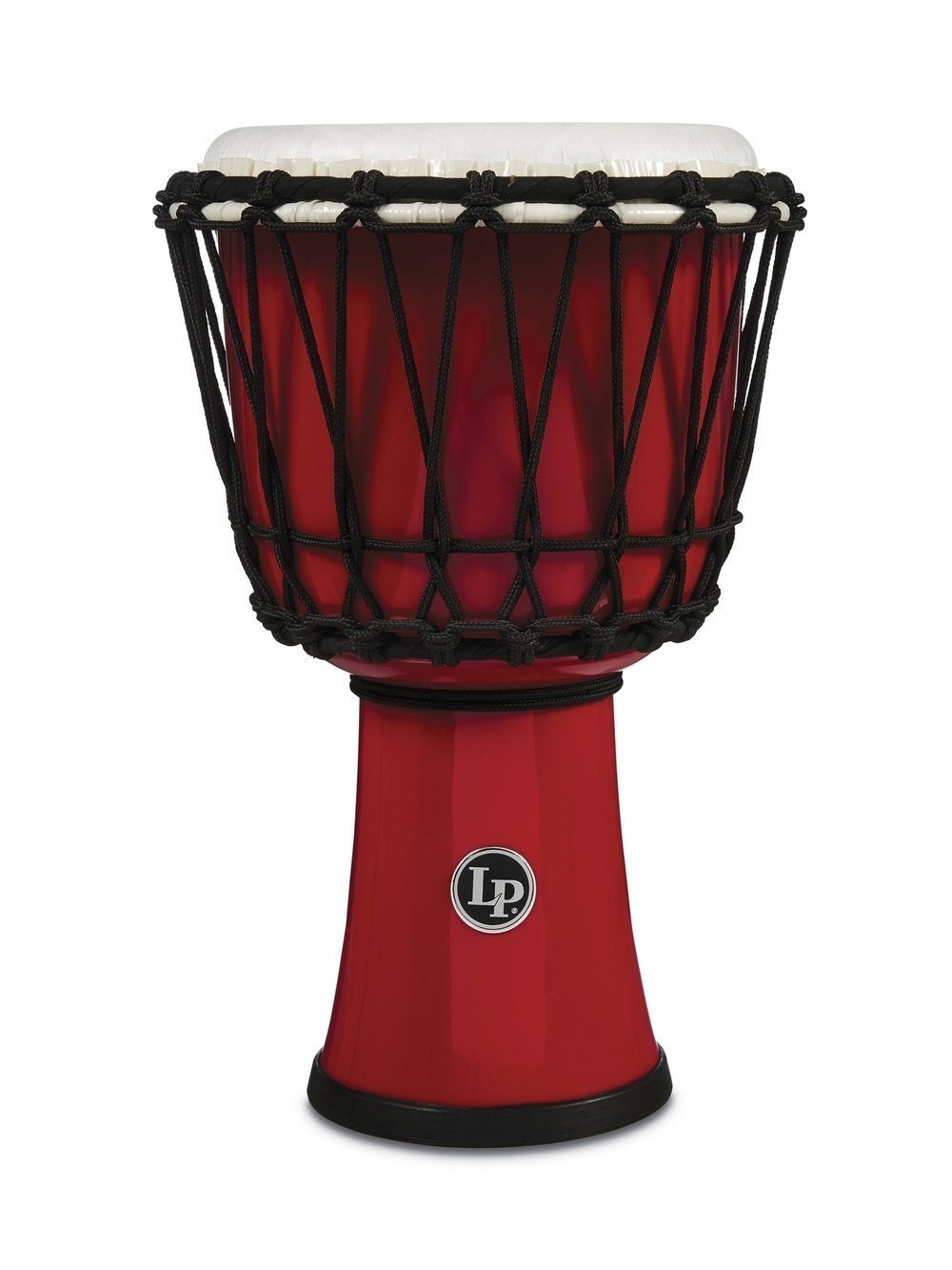 Latin Percussion LP1607RD DJEMBE WORLD 7-INCH ROPE TUNED CIRCLE RED