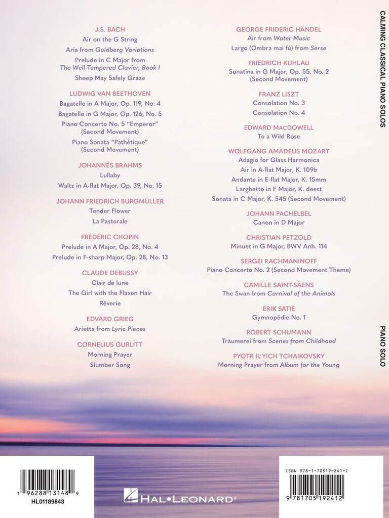 Calming Classical Piano Solos