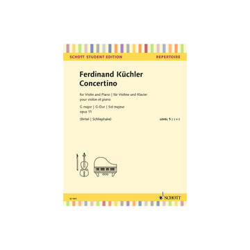 KUCHLER - CONCERTINO OP.11 - VIOLON PIANO