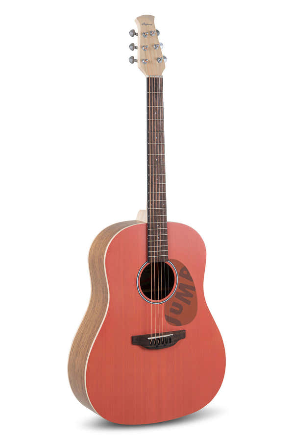 Acoustic Guitar Jump Slope Shoulder Dreadnought Peach