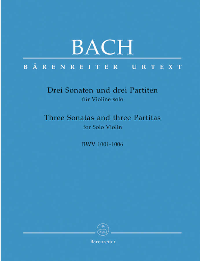 Bach J.S. - Drei Sonaten Und Drei Partiten Fur Violine Solo BWV 1001-1006 - Violon