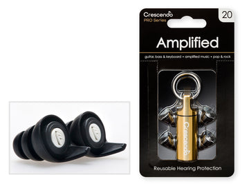 PRO AMPLIFIED 20 - FLAT DAMPING FILTERS - PROTECTION SNR 17DB