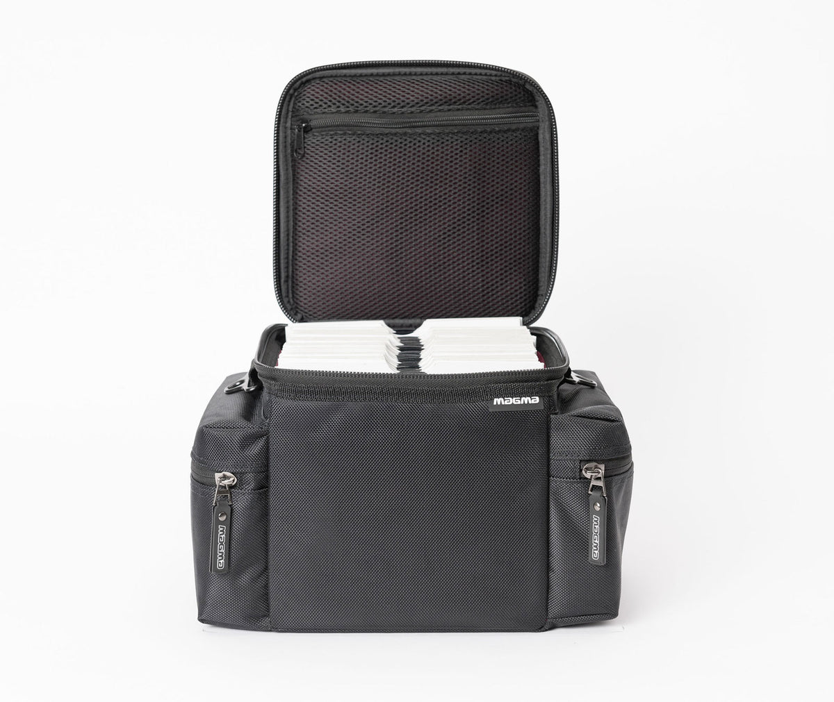 45 Bolsa para discos 100 Preto/bordeaux