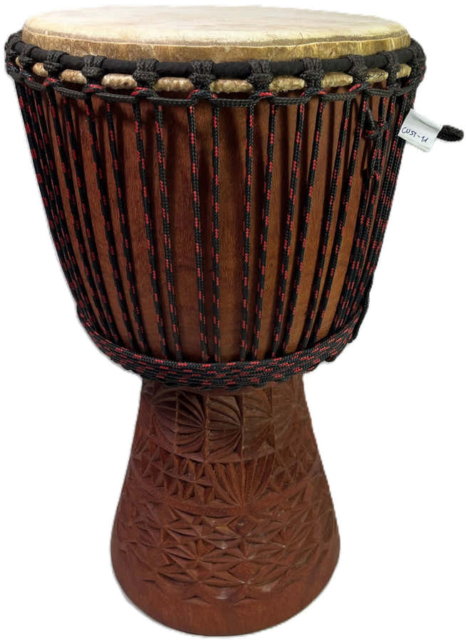 CUSTOM DJEMBE LARGE 33-35 X 60-63CM