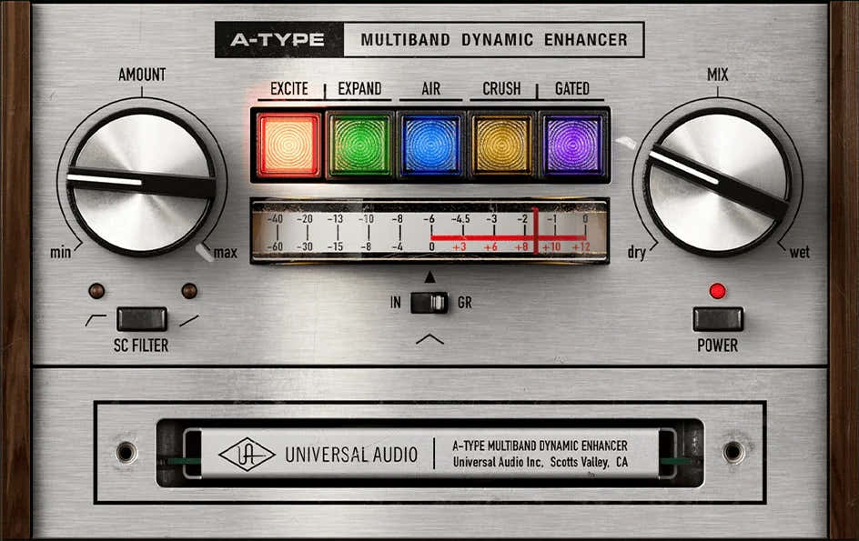 UAD A-Type Aprimorador dinâmico multibanda