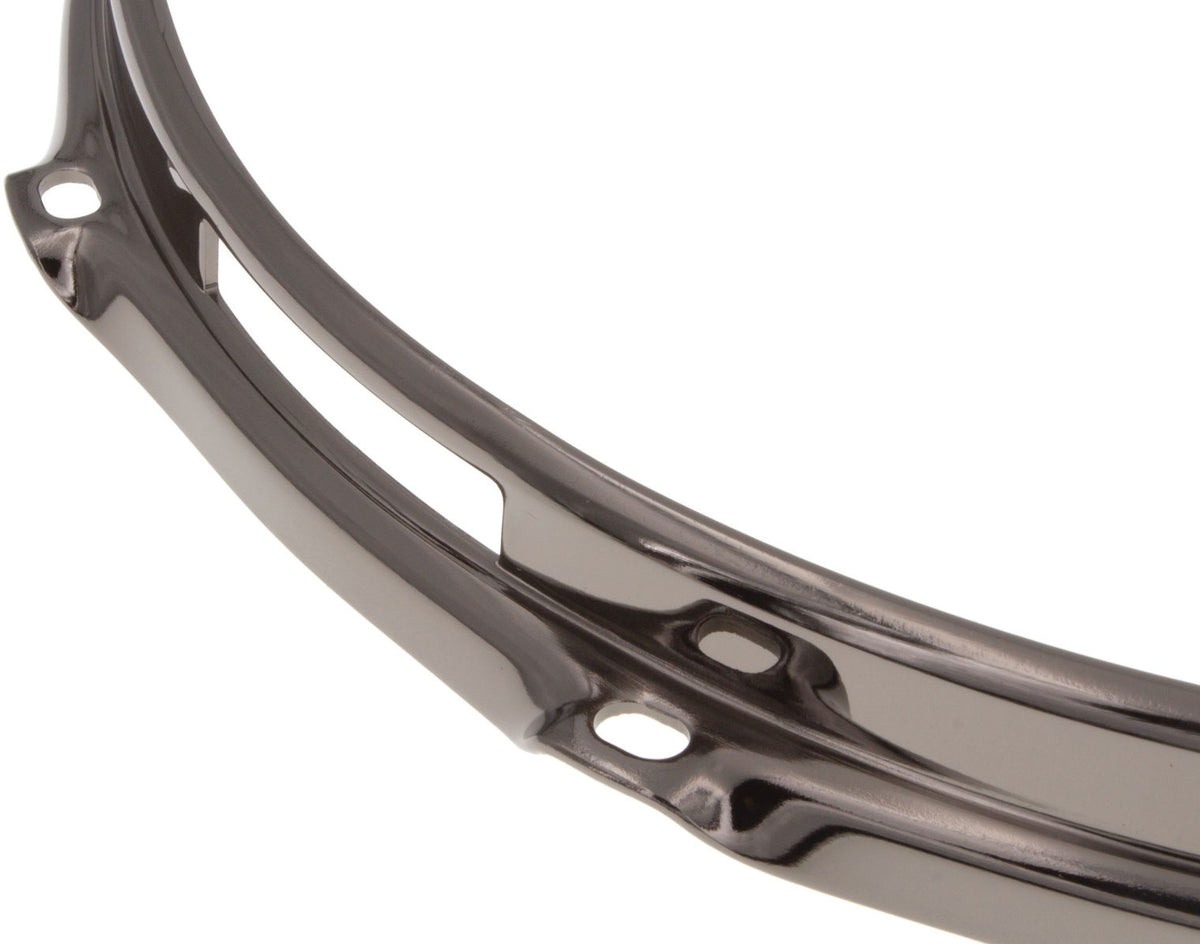 HS23-14-8SBK - 14" 8 Holes Snare Side Black 2.3mm S-Style Triple Flange Drum Hoop