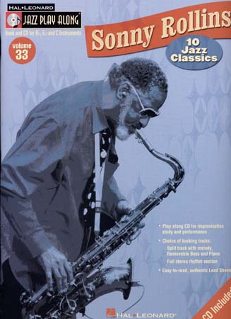 Jazz Play Along Vol.33 Sonny Rollins Bb, Eb, C Inst.Cd