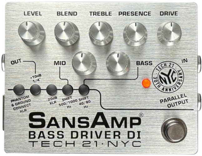 Tech21 Sansamp Bass Driver DI 30TH Anniversary