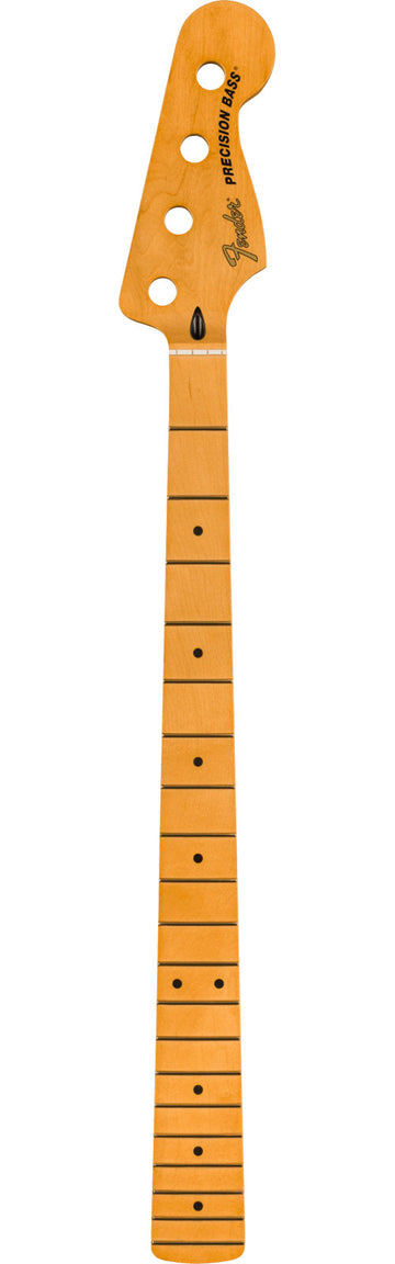 PRECISION TO JAZZ BASS CONVERSION NECK 20 MED JUMBO FRETS 12" RADIUS MAPLE