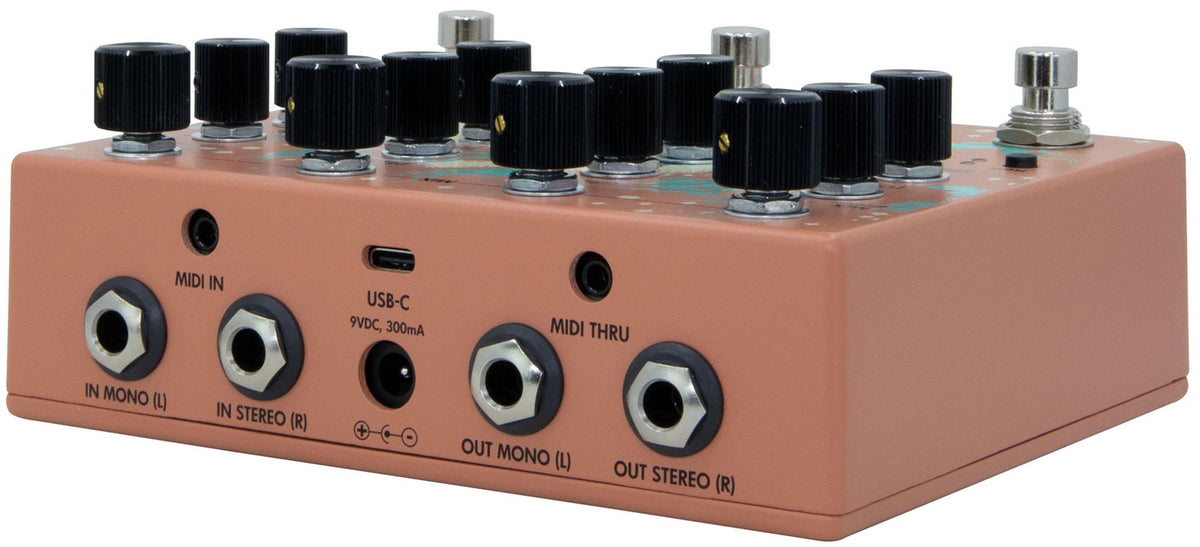 Qi Etherealizer Terracotta - Efeito granular de reverb, delay e chorus