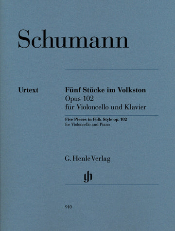 Schumann R - Cinco peças em estilo popular Op. 102 - Violoncelo & Piano