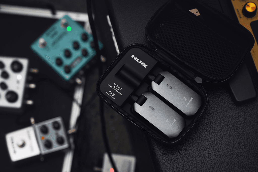 C5RC Sistema Sem Fios Para Guitarra 5,8 GHz Sincronização Automática