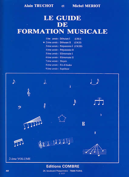 Truchot/meriot - Guide De Formation Musicale Vol.2