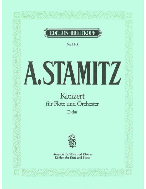 Stamitz - Flätenkonzert D-dur - Flute et Piano