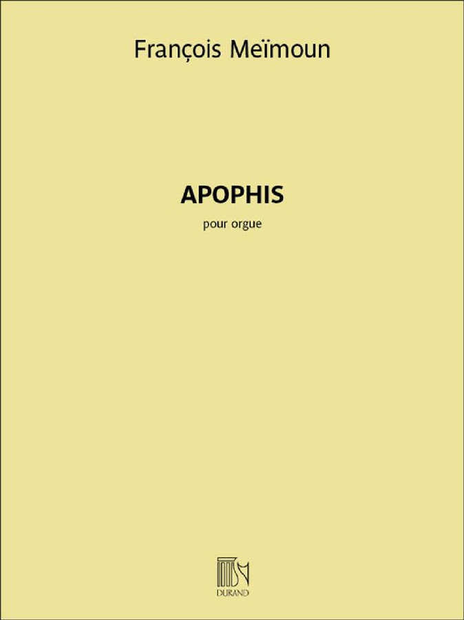 François Meïmoun - Apophis - Orgue