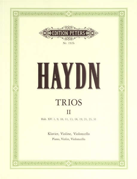 Haydn Franz Joseph - Piano Trios Vol 2 - Violin Cello And Piano