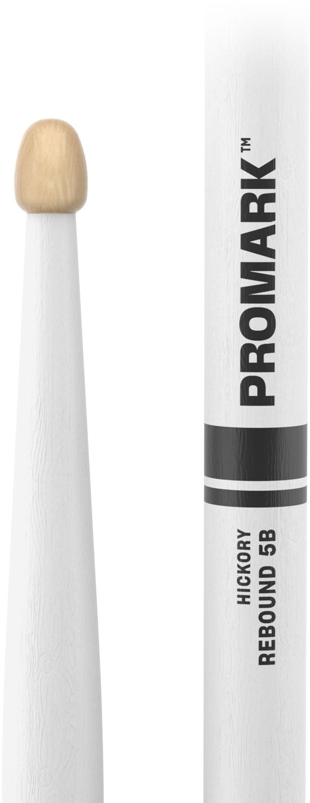 RBH595AW-WHITE - Rebound 5B ponta de madeira em forma de bolota branca