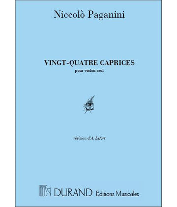 PAGANINI - 24 CAPRICES - VIOLON SEUL