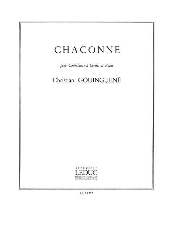 Gouinguene Christian - Chaconne