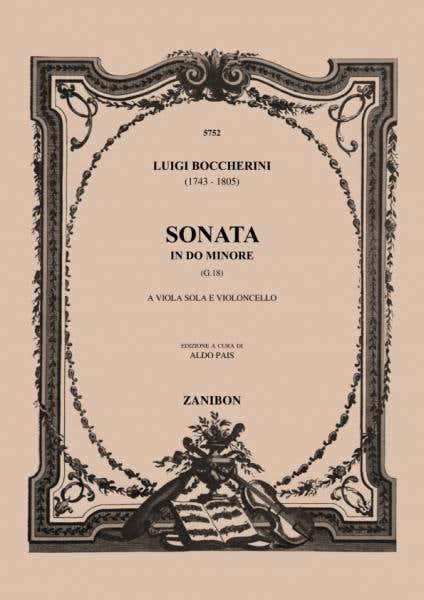 BOCCHERINI L. - SONATA DO M. - ALTO ET VIOLONCELLE