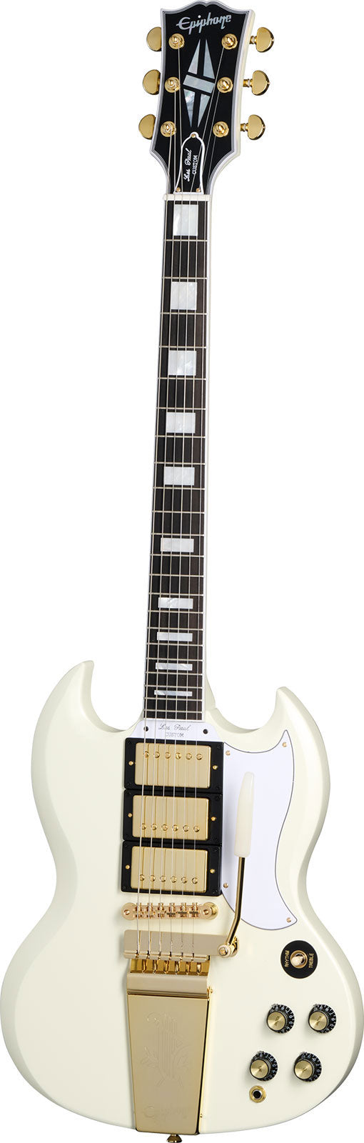 Les Paul SG Custom 1963 Maestro Vibrola Branco clássico IBGCSO