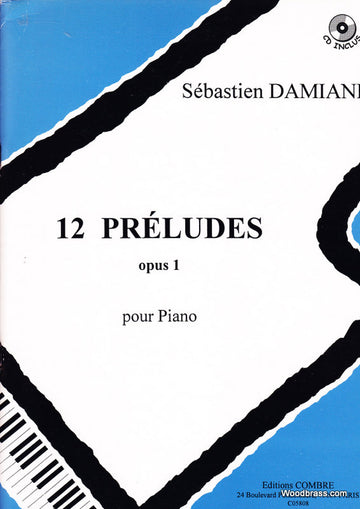 DAMIANI S. - PRELUDES (12) OP.1 + CD - PIANO