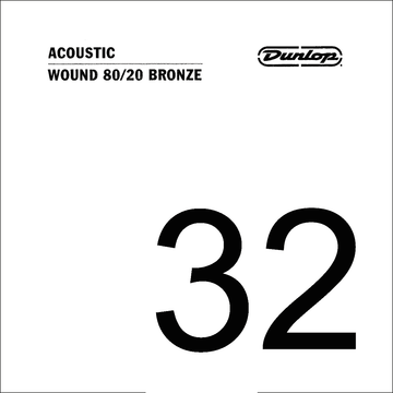 ACOUSTIC ROPE 80/20 BRONZE .032 THREADED