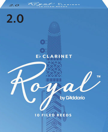 RBB1020 - RICO ROYAL PALHETAS CLARINETE MIB FORCE 2.0 BOX OF 10
