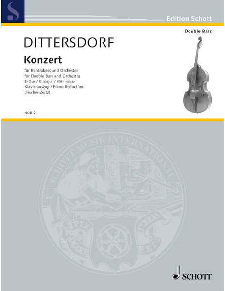 Dittersdorf - Konzert Mi Majeur Krebs 172 - Double Bass et Orchestre