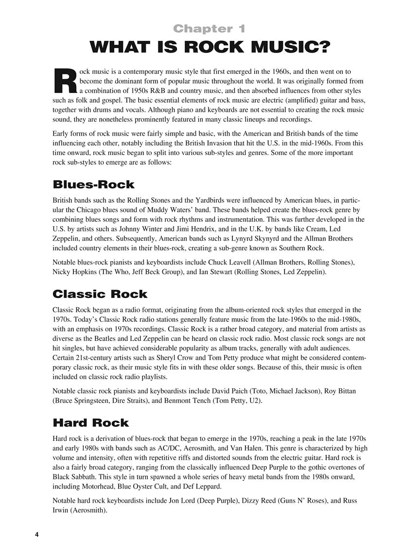 HAL LEONARD KEYBOARD STYLE BEGINNING ROCK KEYBOARD + AUDIO TRACKS - KEYBOARD