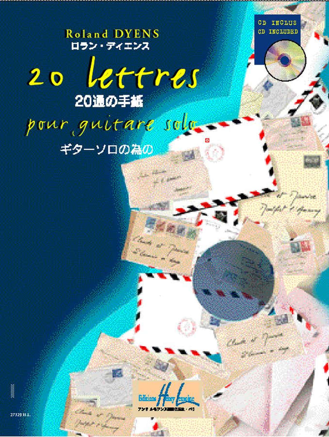 Dyens Roland - Lettres (20) + CD - Guitare