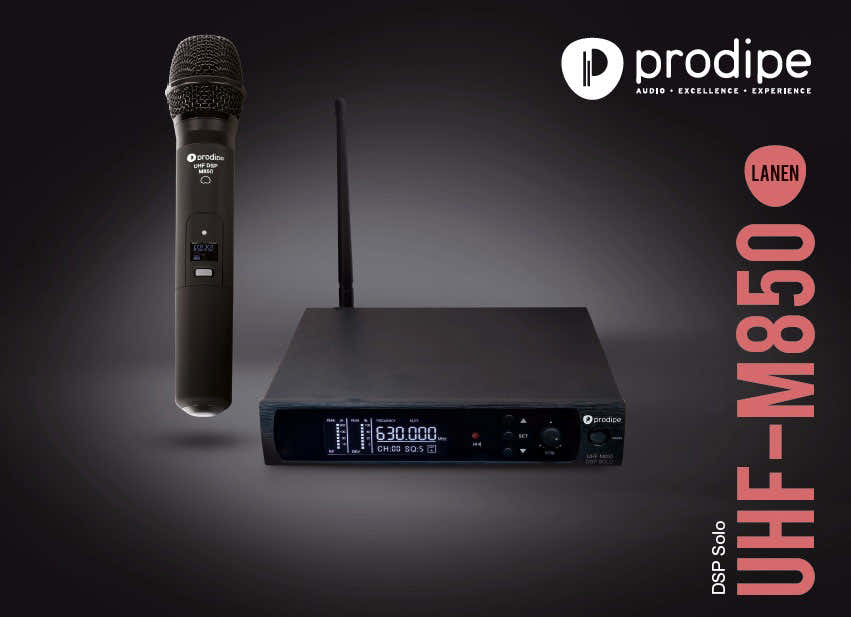 UHF M850 DSP Solo Lanen