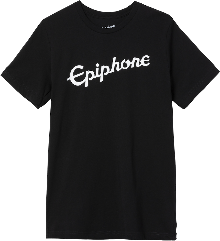 Gibson Accessories "XL" T-shirt com logótipo vintage Estilo de vida Preto