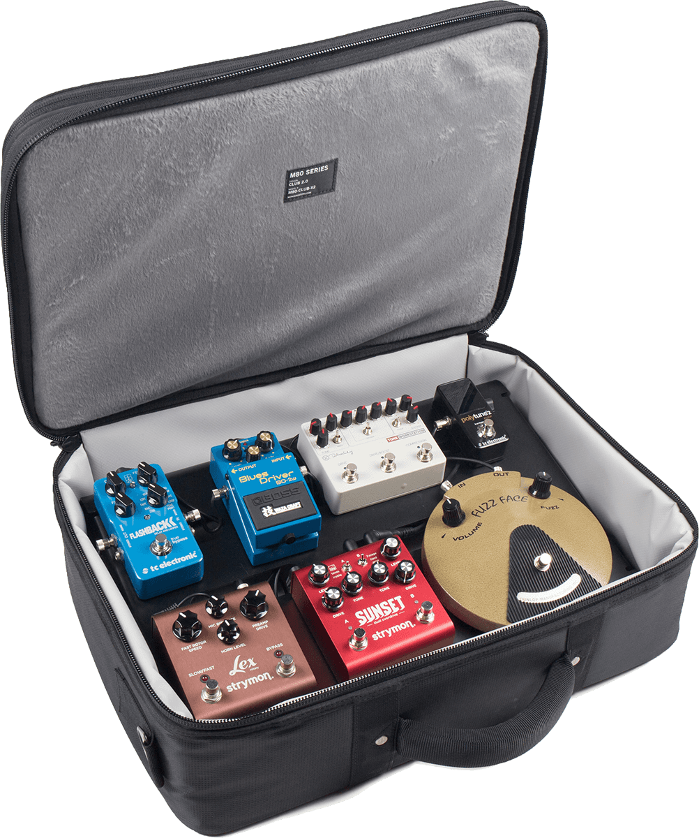 Estojo M80 Club 2.0 para pedalboard preto