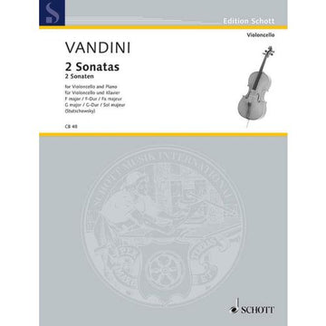VANDINI ANTONIO - 2 SONATAS - CELLO AND PIANO